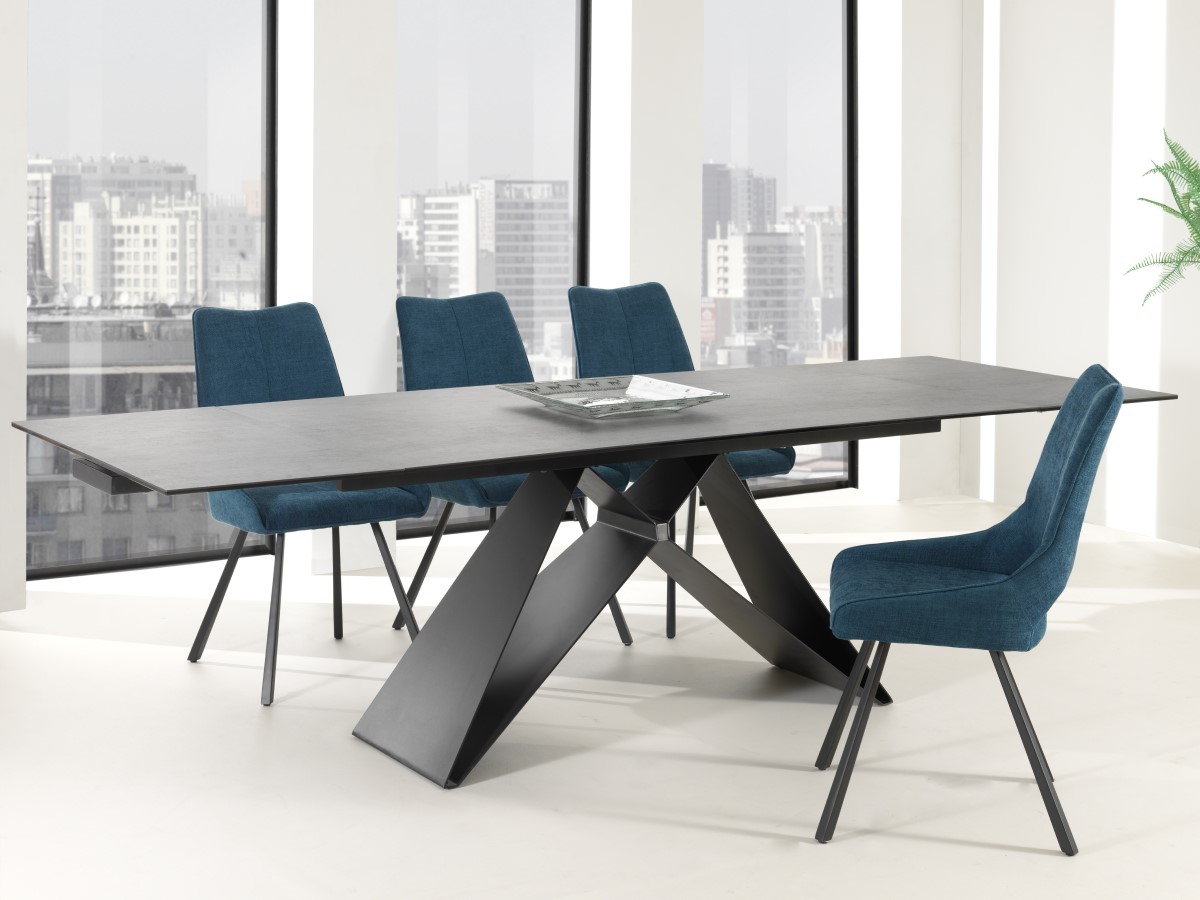 Table de repas rectangulaire extensible